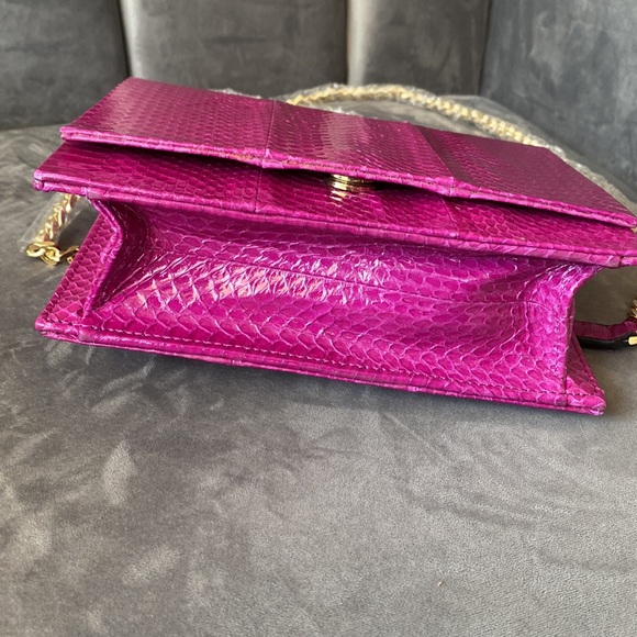 Brian Atwood Aston Crossbody Top Handle Cluth - Picture 6 of 11